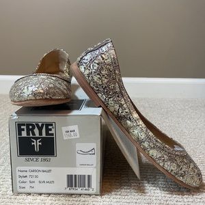 Unique Frye ballet flats